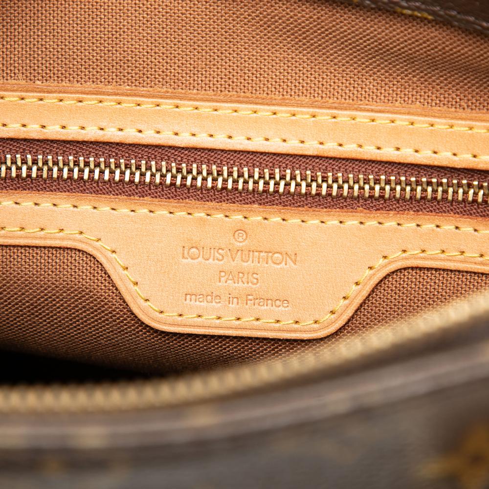 Louis Vuitton B Louis Vuitton Brown Monogram Canvas Fabric Monogram Cabas Piano France