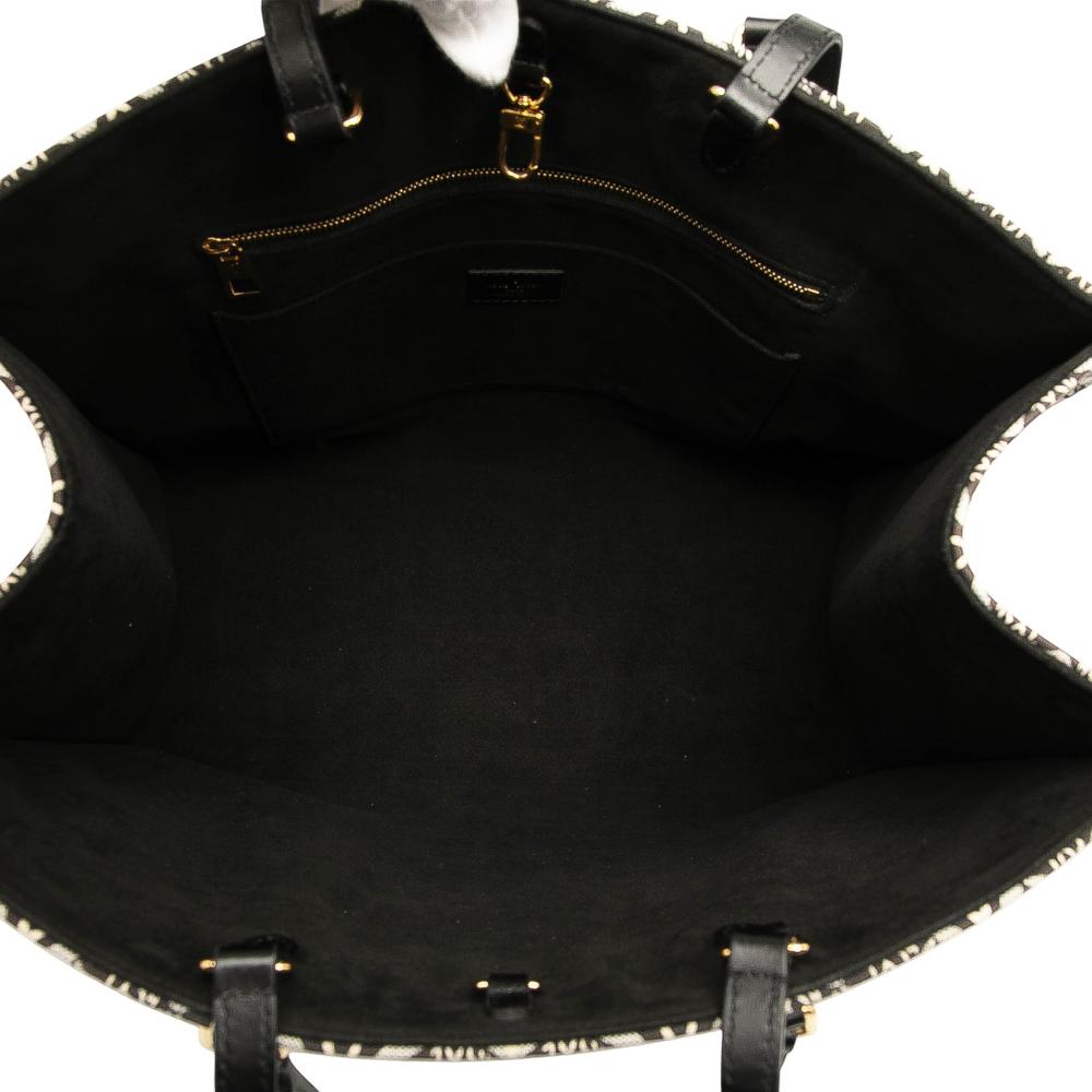 Louis Vuitton AB Louis Vuitton Black Jacquard Fabric Monogram Since 1854 OnTheGo GM France