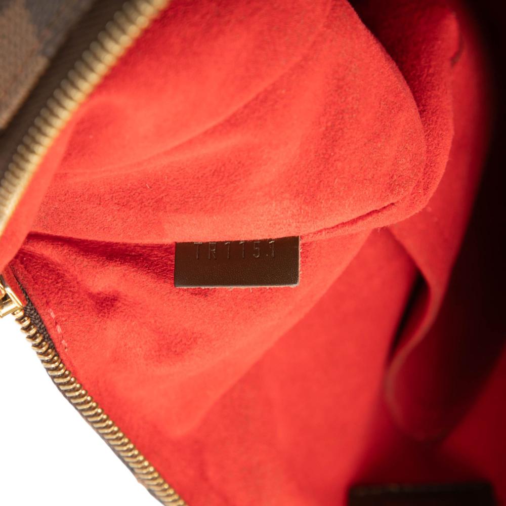 Louis Vuitton B Louis Vuitton Brown Damier Canvas Fabric Damier Ebene Evora MM France