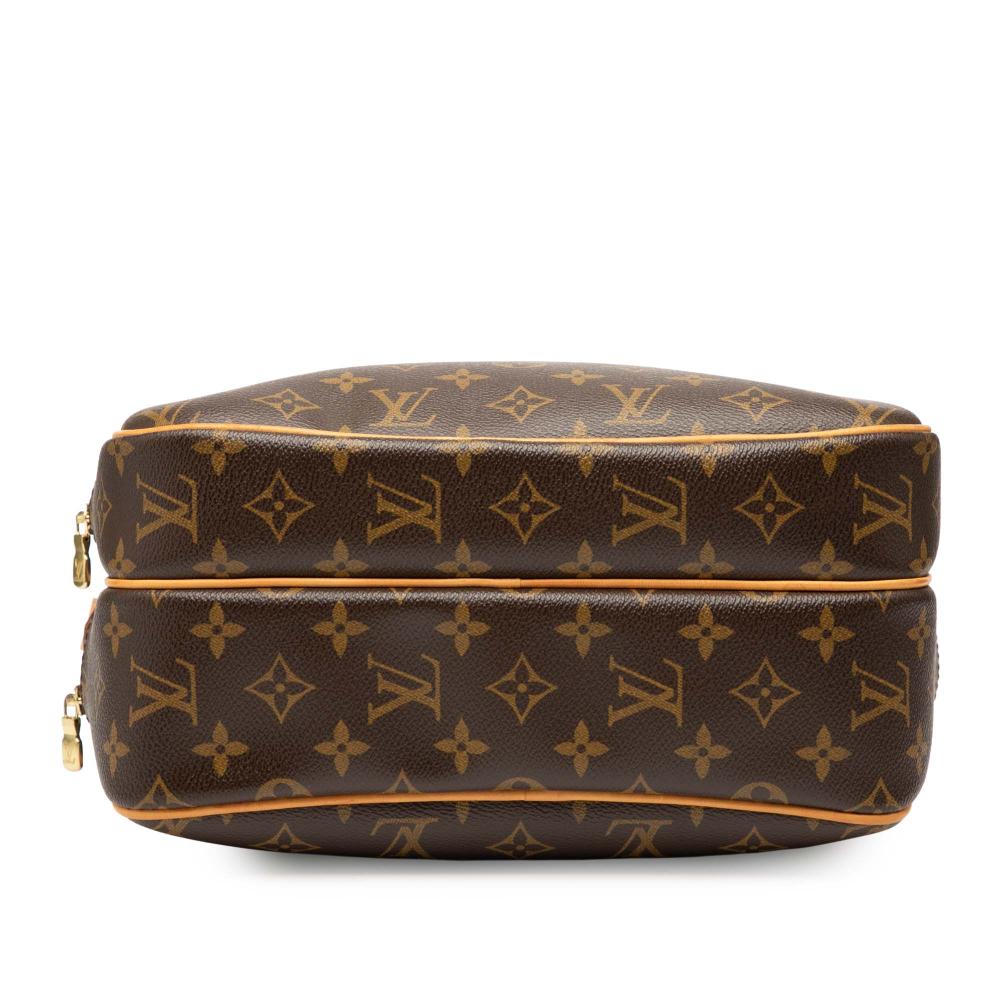 Louis Vuitton B Louis Vuitton Brown Monogram Canvas Fabric Monogram Reporter PM France