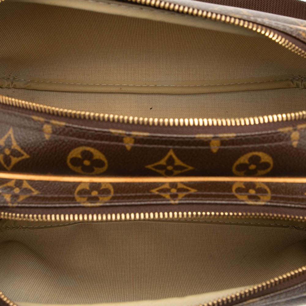 Louis Vuitton B Louis Vuitton Brown Monogram Canvas Fabric Monogram Reporter PM France