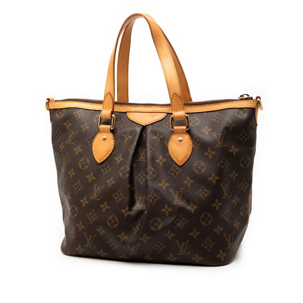 Louis Vuitton B Louis Vuitton Brown Monogram Canvas Fabric Monogram Palermo PM France