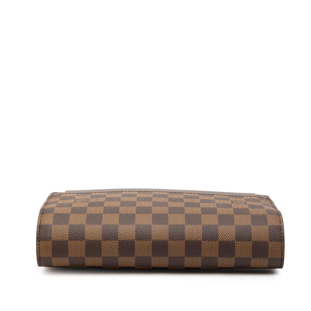 Louis Vuitton AB Louis Vuitton Brown Damier Canvas Fabric Damier Ebene Saint Louis Pochette France