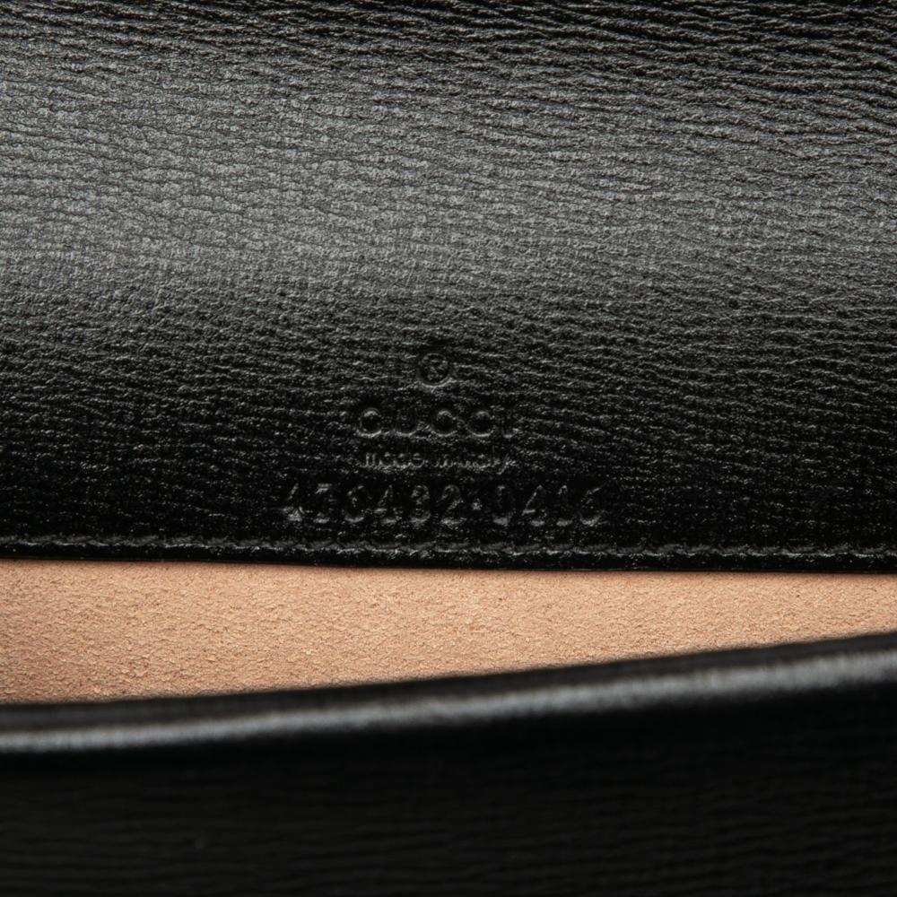 Gucci AB Gucci Brown Calf Leather Mini Tricolor Dionysus Crossbody Italy