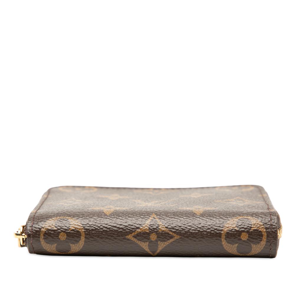 Louis Vuitton AB Louis Vuitton Brown Monogram Canvas Fabric Monogram Zippy Coin Purse France