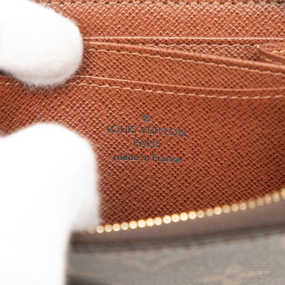Louis Vuitton AB Louis Vuitton Brown Monogram Canvas Fabric Monogram Zippy Coin Purse France