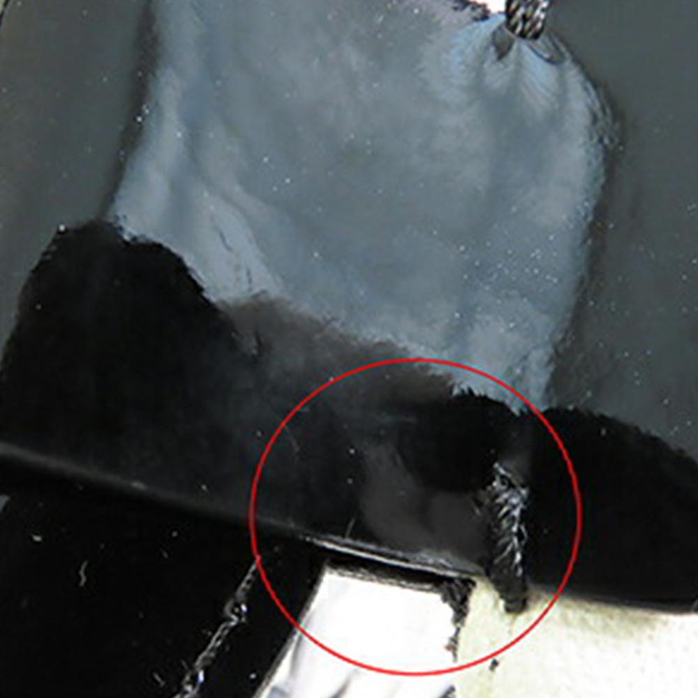 Chanel B Chanel White with Black Canvas Fabric Printed Coco Airline Handbag Italy