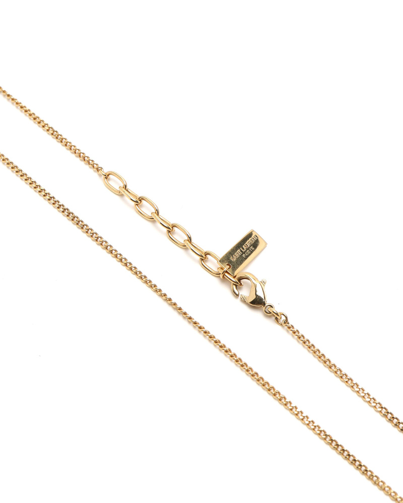 Saint Laurent Monogram Twist Necklace