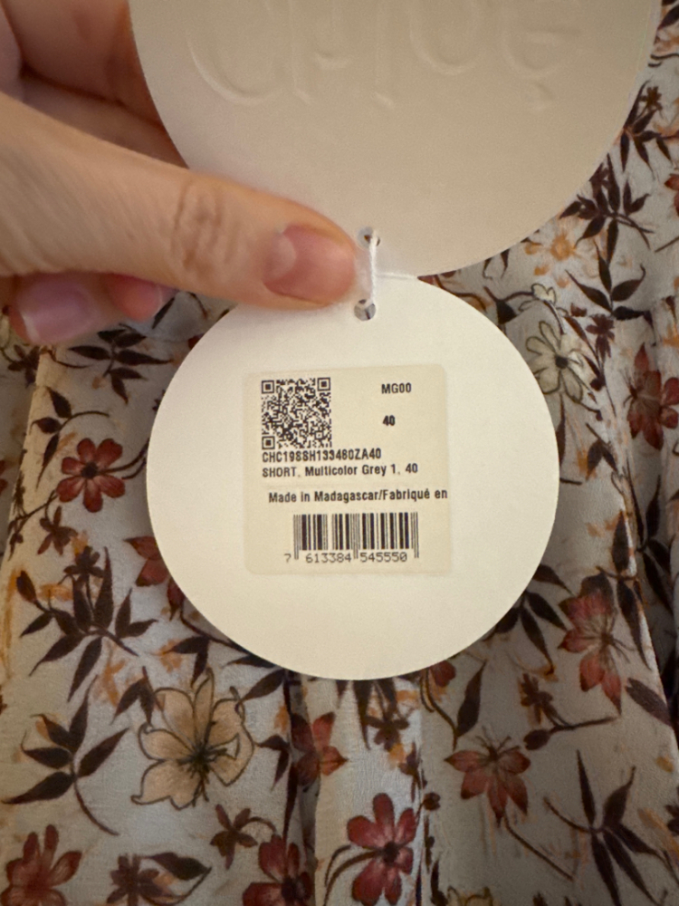 Chloé Mini short fleuri