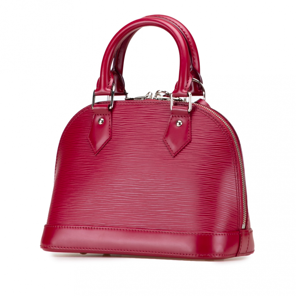 Louis Vuitton Alma BB Epi Leather Top-handle Handbag Pink