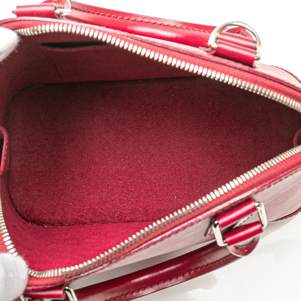 Louis Vuitton Alma BB Epi Leather Top-handle Handbag Pink