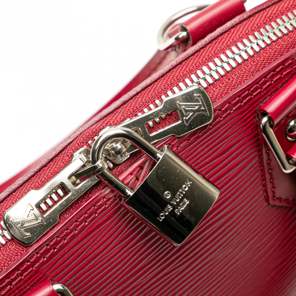 Louis Vuitton Alma BB Epi Leather Top-handle Handbag Pink