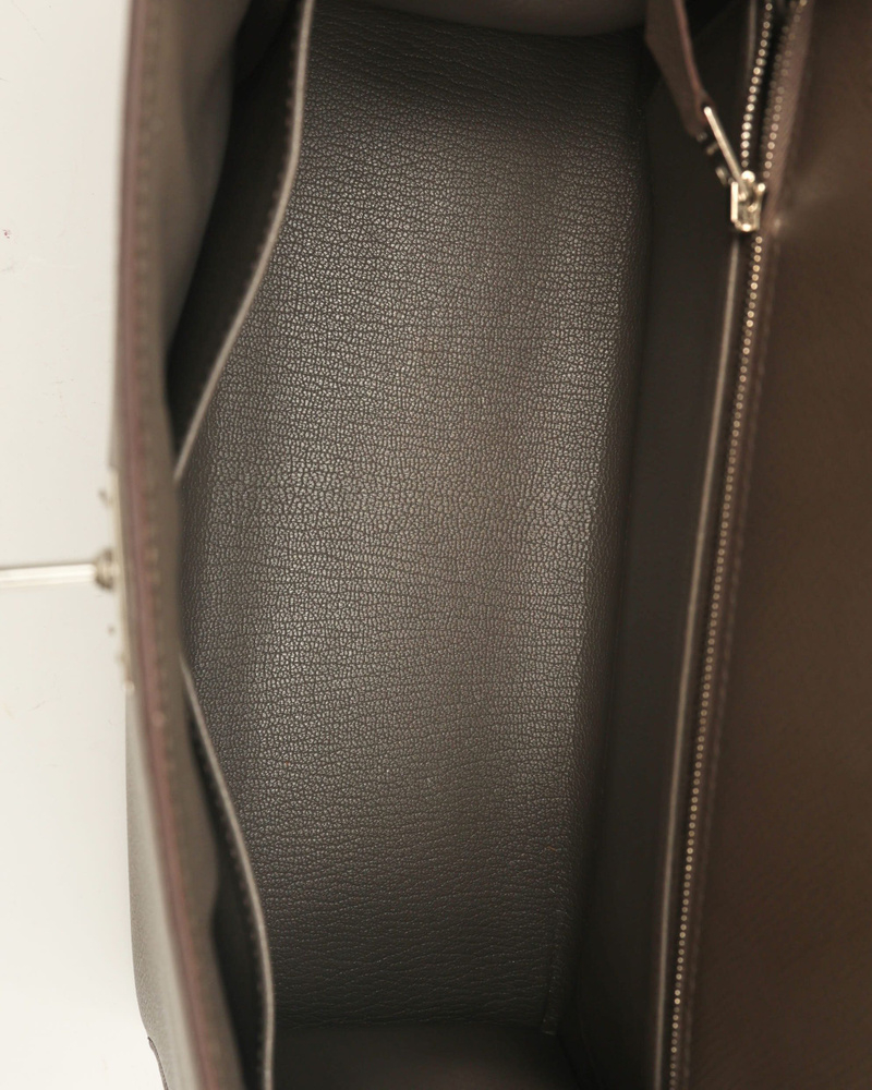 Hermès Kelly II 28 Sellier Etain Epsom Bag