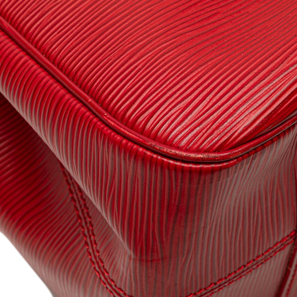 Louis Vuitton B Louis Vuitton Red Epi Leather Leather Epi Passy GM France