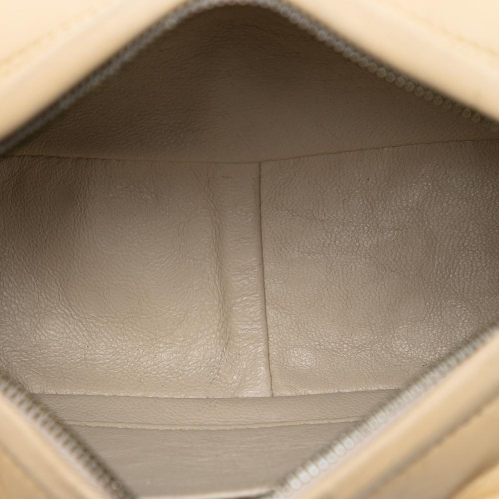 Chanel B Chanel Brown Beige Lambskin Leather Leather Triple CC Lambskin Tassel Chain Camera Bag Italy