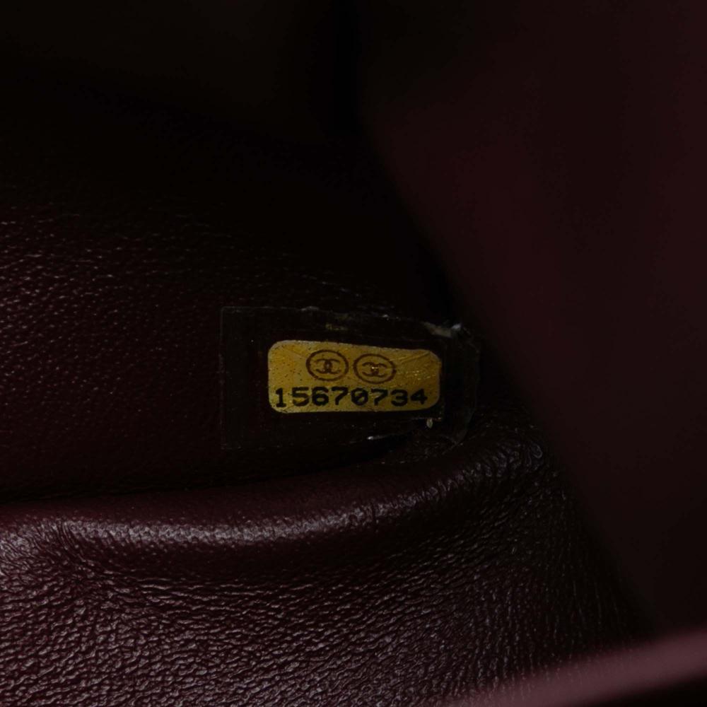 Chanel AB Chanel Black Lambskin Leather Leather Jumbo Classic Lambskin Double Flap Italy