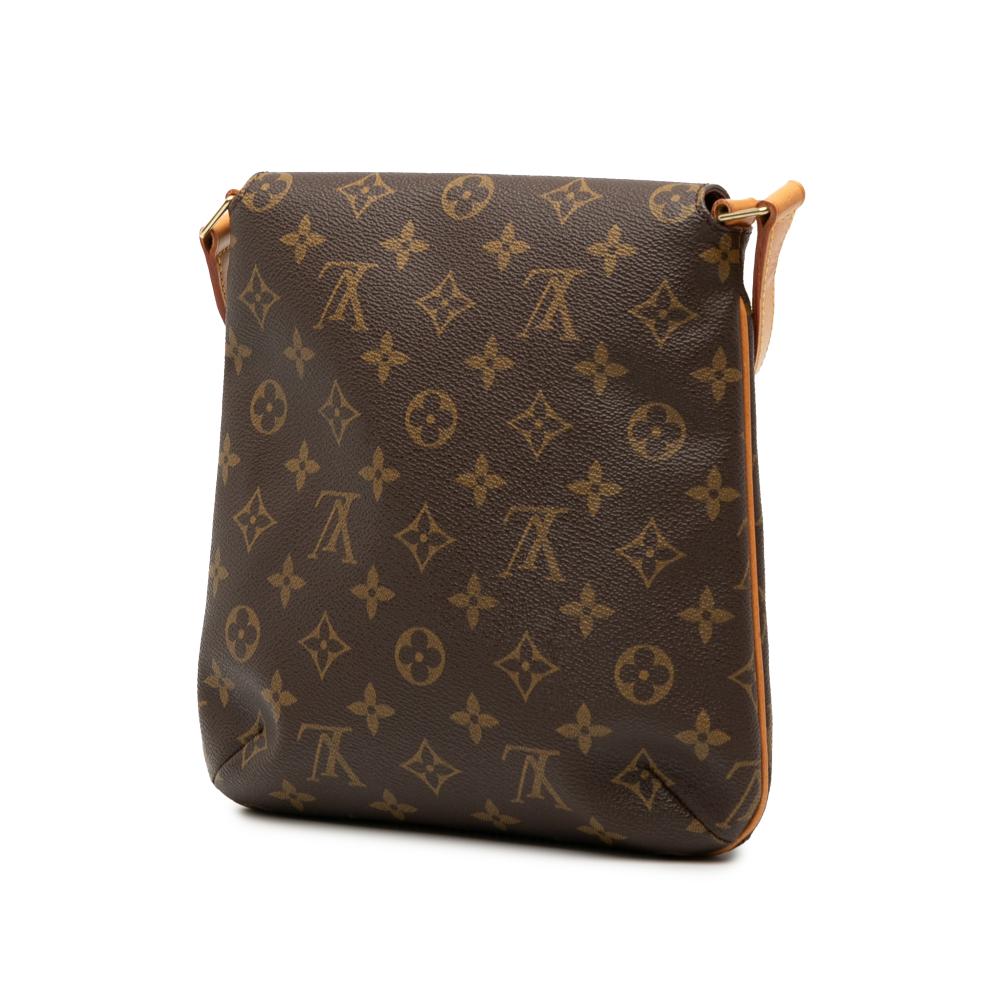 Louis Vuitton B Louis Vuitton Brown Monogram Canvas Fabric Monogram Musette Salsa Short Strap France