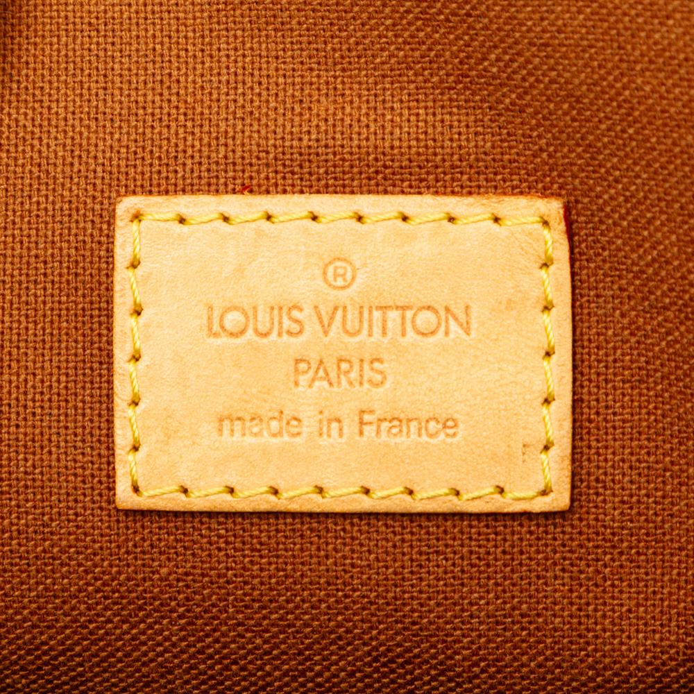 Louis Vuitton B Louis Vuitton Brown Monogram Canvas Fabric Monogram Batignolles Vertical PM France