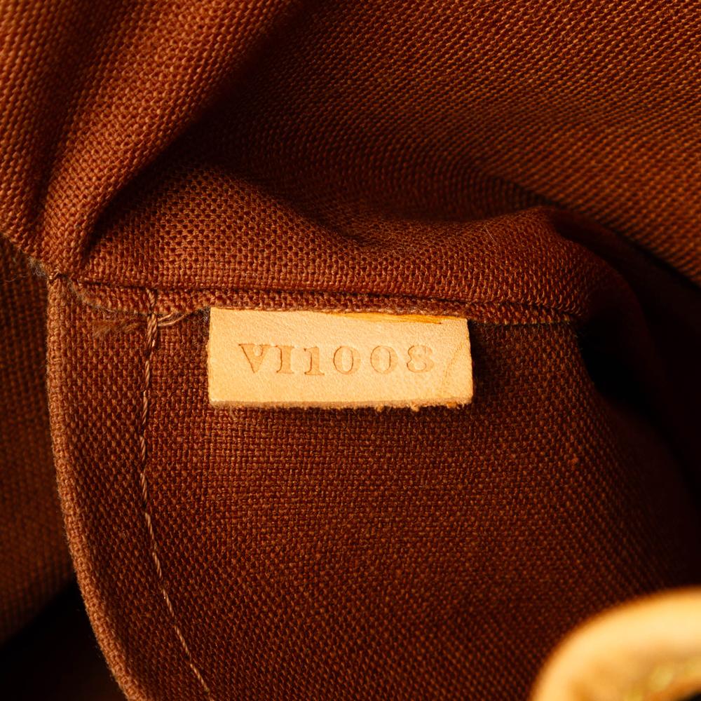 Louis Vuitton B Louis Vuitton Brown Monogram Canvas Fabric Monogram Batignolles Vertical PM France