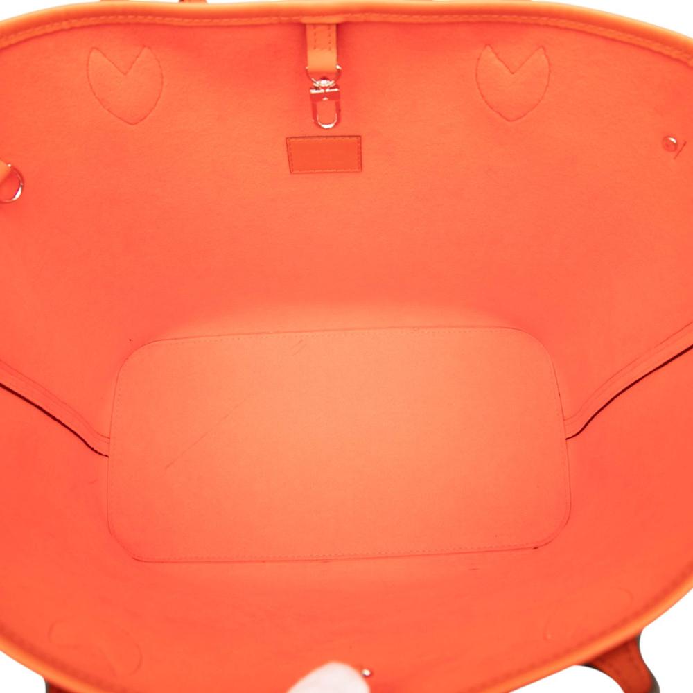 Louis Vuitton AB Louis Vuitton Orange Epi Leather Leather Epi Neverfull MM Spain