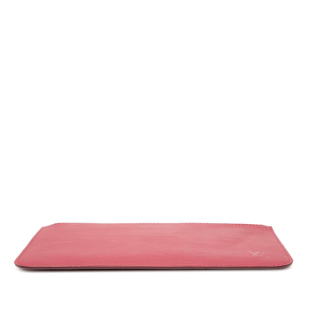 Louis Vuitton AB Louis Vuitton Red Epi Leather Leather Epi Neverfull Pouch France