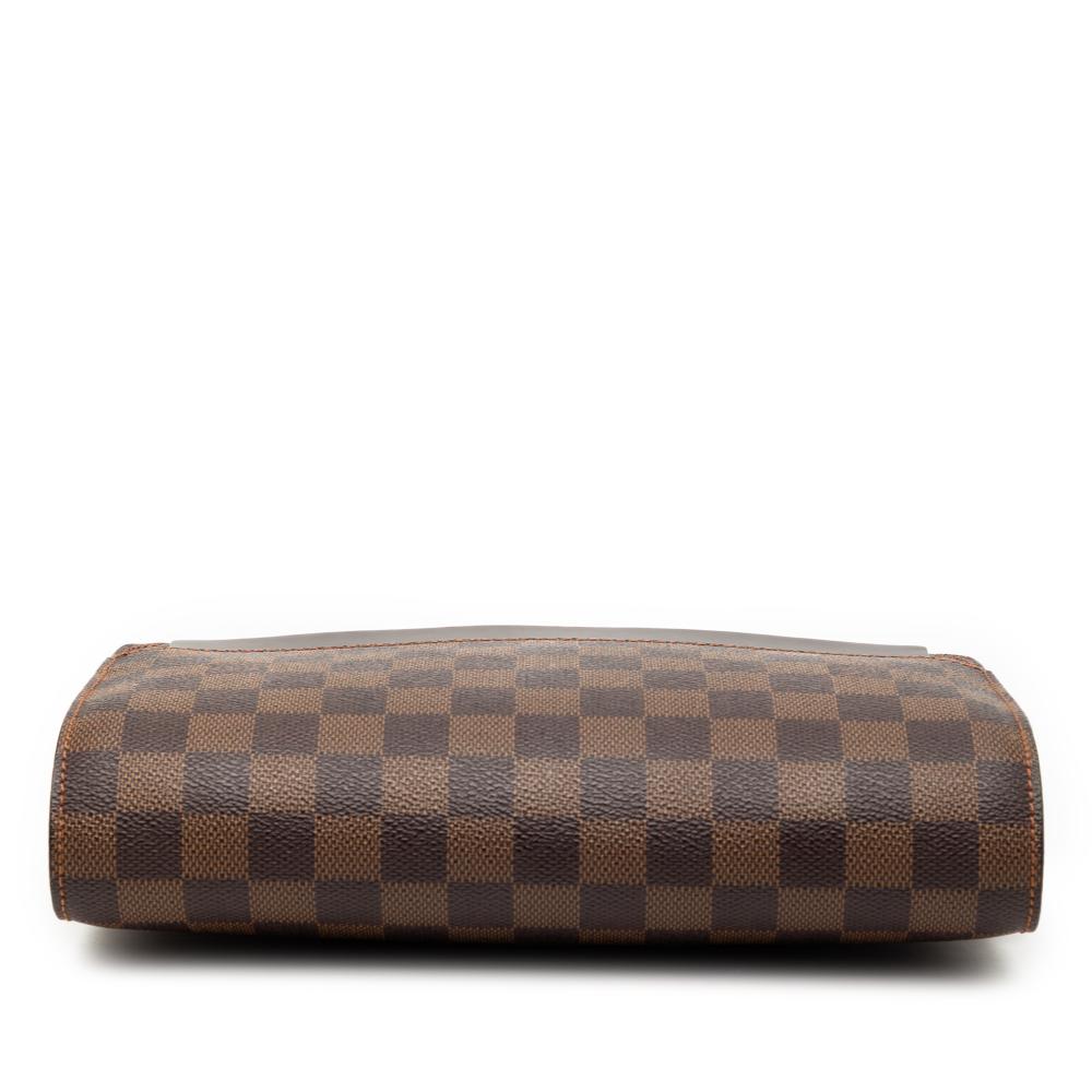 Louis Vuitton AB Louis Vuitton Brown Damier Canvas Fabric Damier Ebene Saint Louis Pochette France