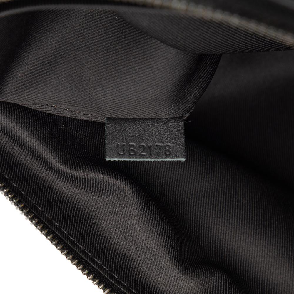 Louis Vuitton B Louis Vuitton Black Calf Leather Monogram Shadow Discovery Pochette Spain