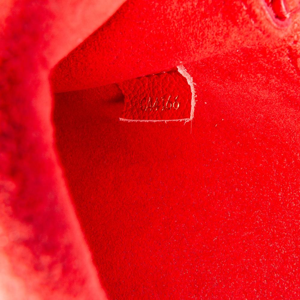 Louis Vuitton AB Louis Vuitton Brown with Red Monogram Canvas Fabric Monogram Victoire Spain