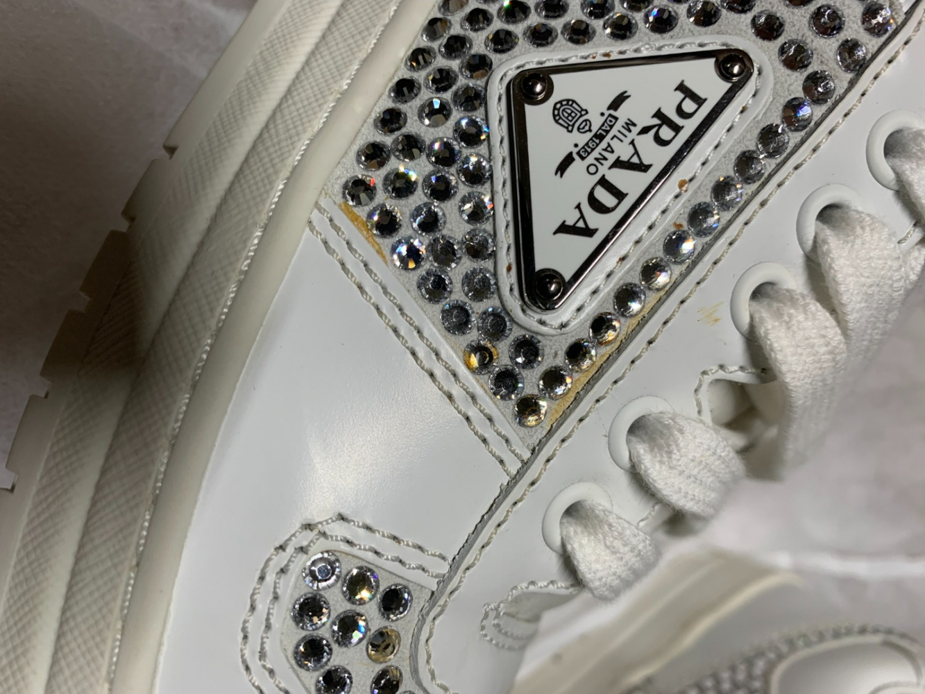 Prada Women's 'Crystal-Embellished' Sneakers