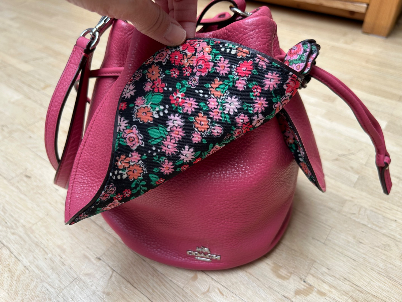 Coach Leather bucket bag