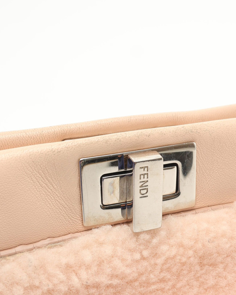 Fendi Mini Mouton Peekaboo Bag