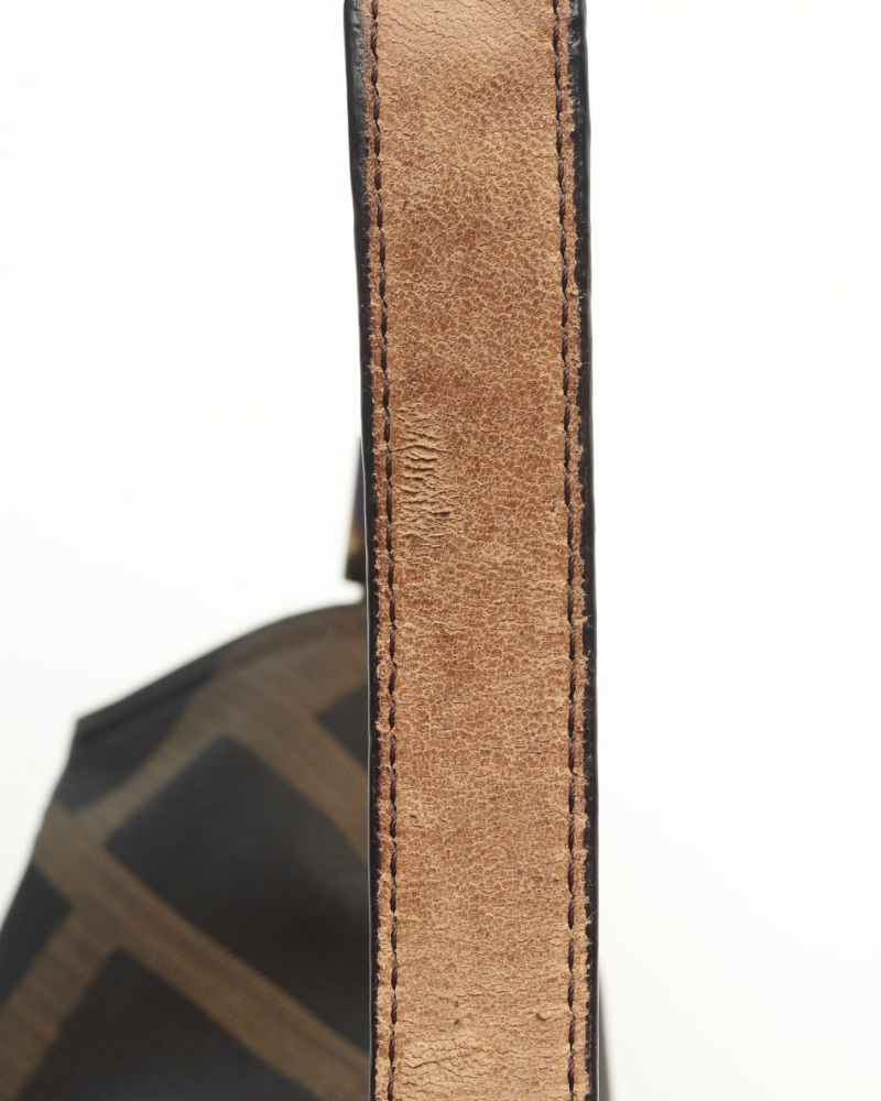 Fendi Zucca Fringe Baguette Bag