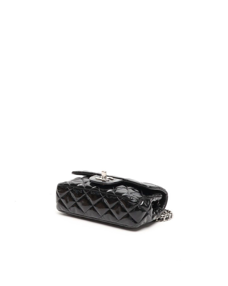 Chanel Classic Patent Extra Mini Rectangular Single Flap Bag