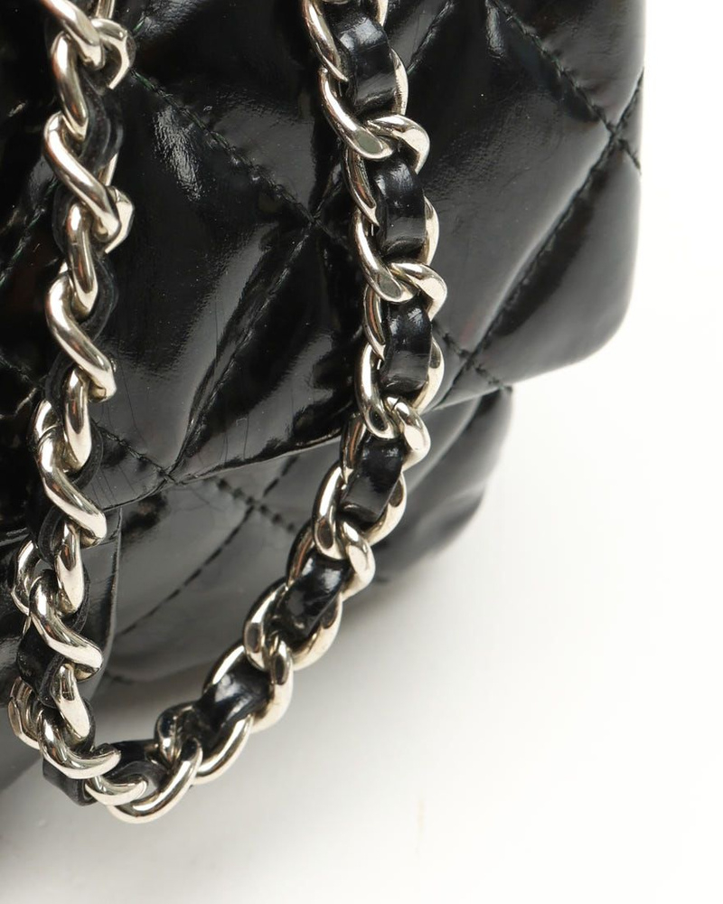 Chanel Classic Patent Extra Mini Rectangular Single Flap Bag