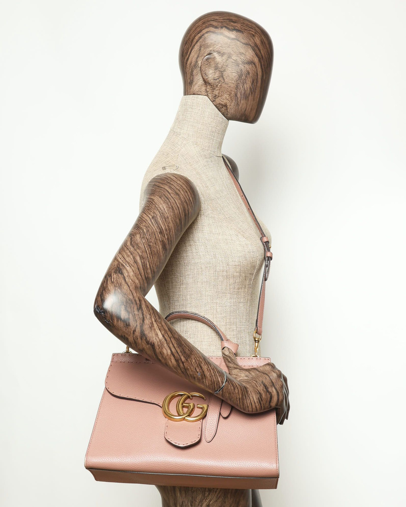 Gucci Small GG Marmont Top Handle Bag