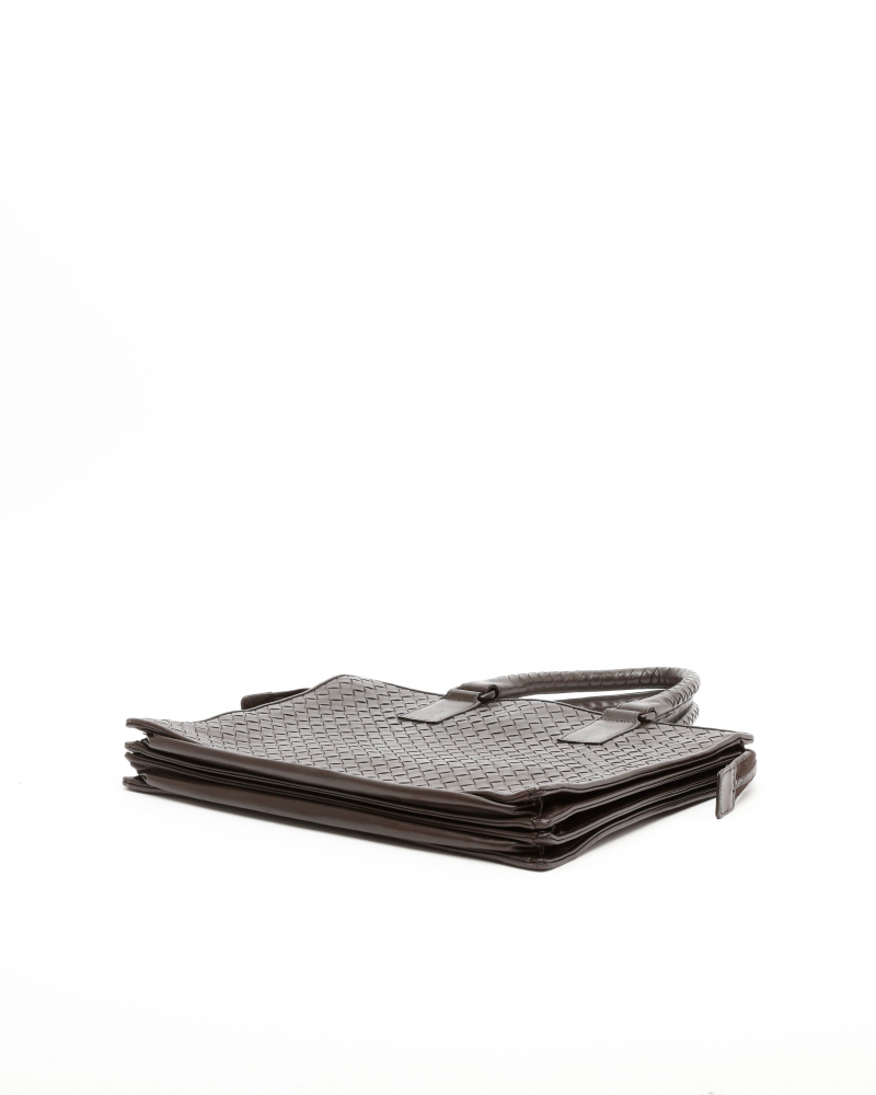 Bottega Veneta Intrecciato Briefcase Bag