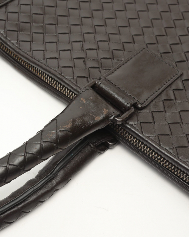 Bottega Veneta Intrecciato Briefcase Bag