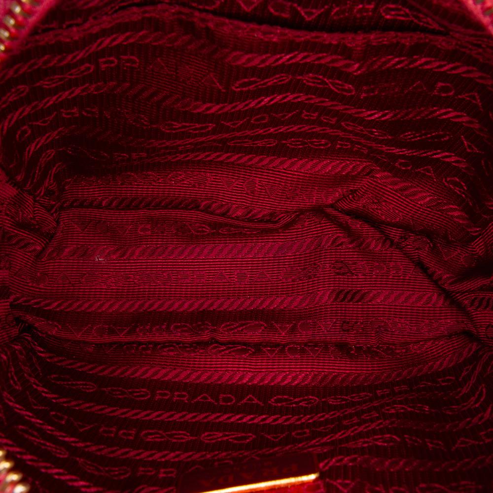 Prada B Prada Pink Blush Saffiano Leather Mini Camera Bag Italy