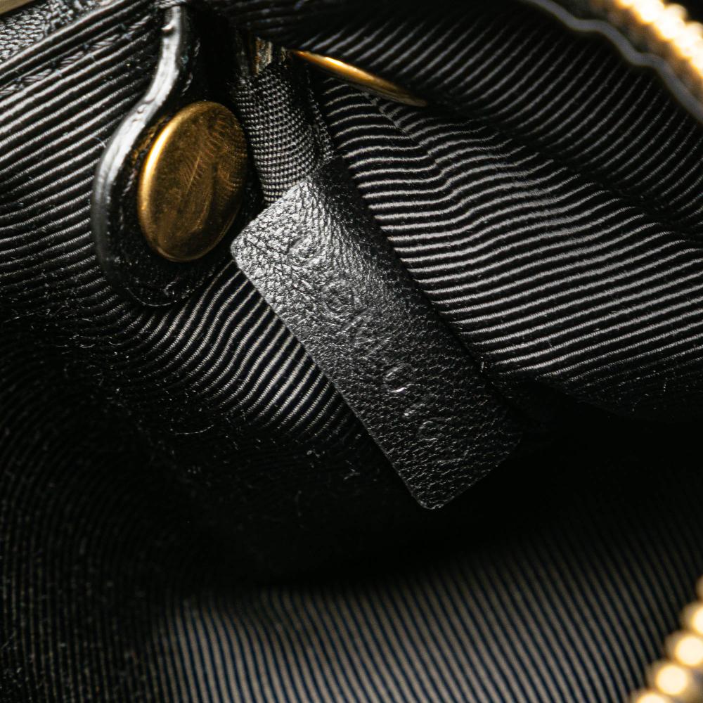 Celine B Celine Black Mesh Fabric Small Sequin Trio Crossbody Italy