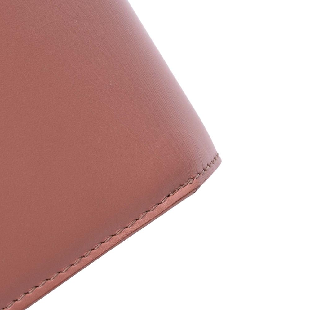 Celine B Celine Pink Rose Gold Calf Leather Teen skin Classic Box Italy