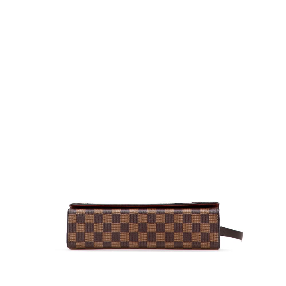 Louis Vuitton B Louis Vuitton Brown Damier Canvas Canvas Damier Ebene Tribeca Long France