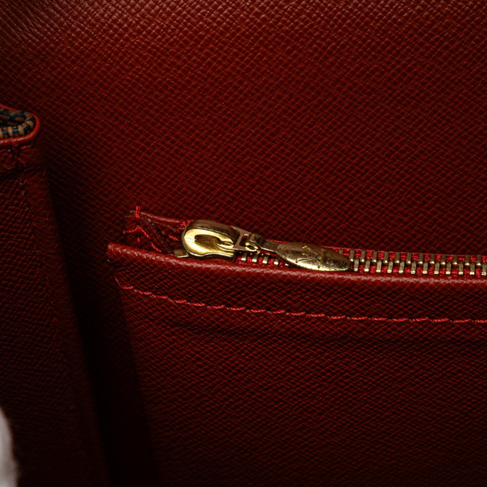 Louis Vuitton B Louis Vuitton Brown Damier Canvas Canvas Damier Ebene Tribeca Long France