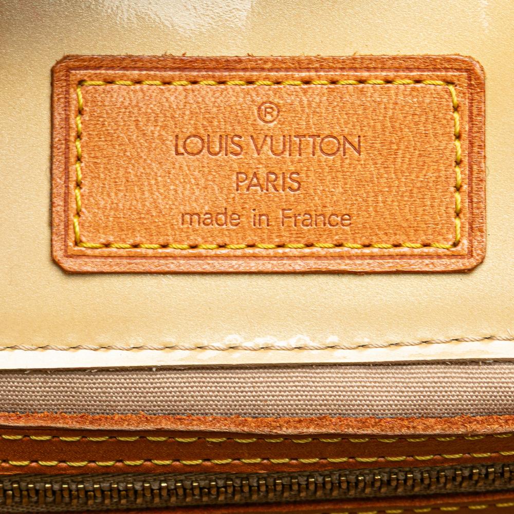 Louis Vuitton B Louis Vuitton Brown Beige Vernis Leather Leather Monogram Vernis Reade PM France