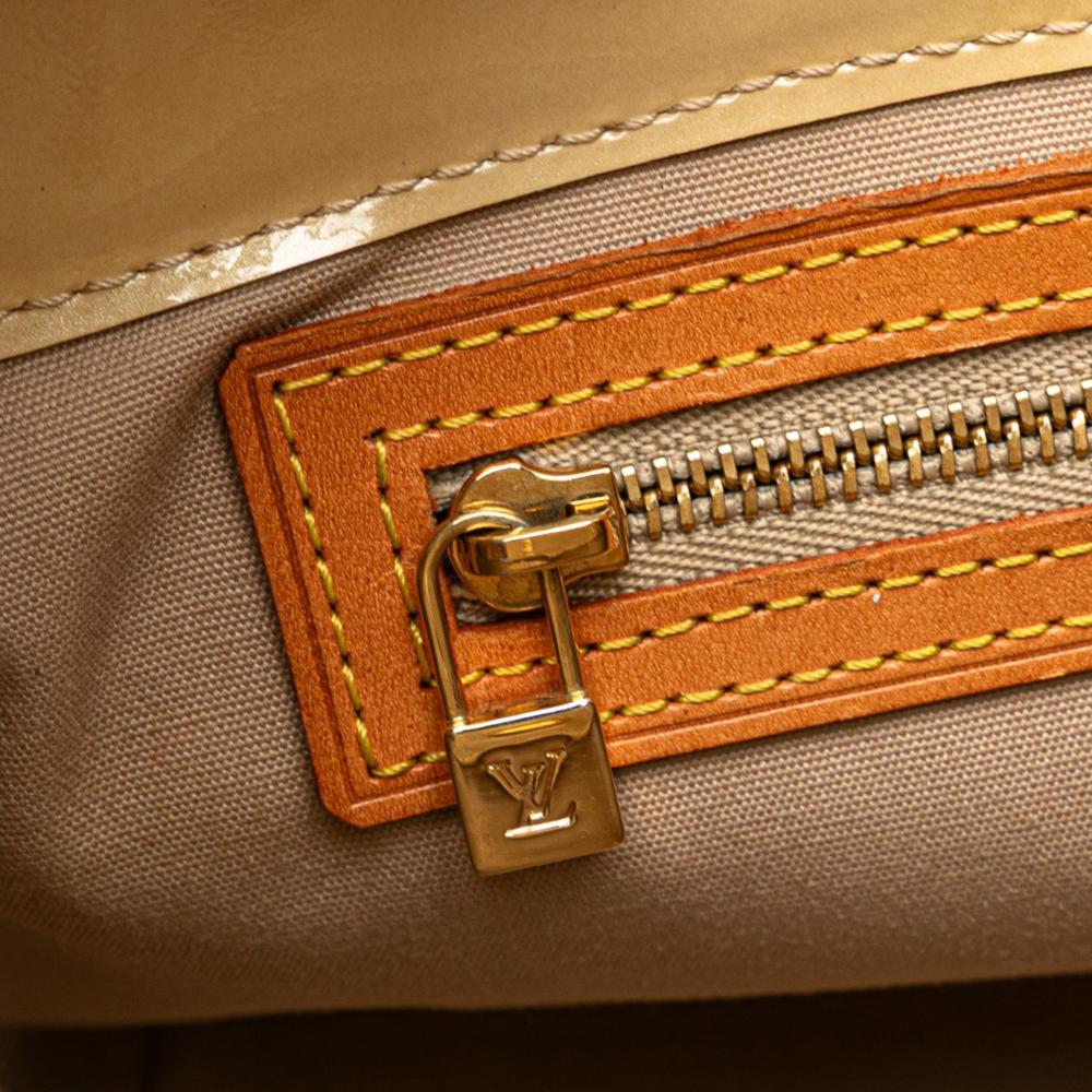 Louis Vuitton B Louis Vuitton Brown Beige Vernis Leather Leather Monogram Vernis Reade PM France