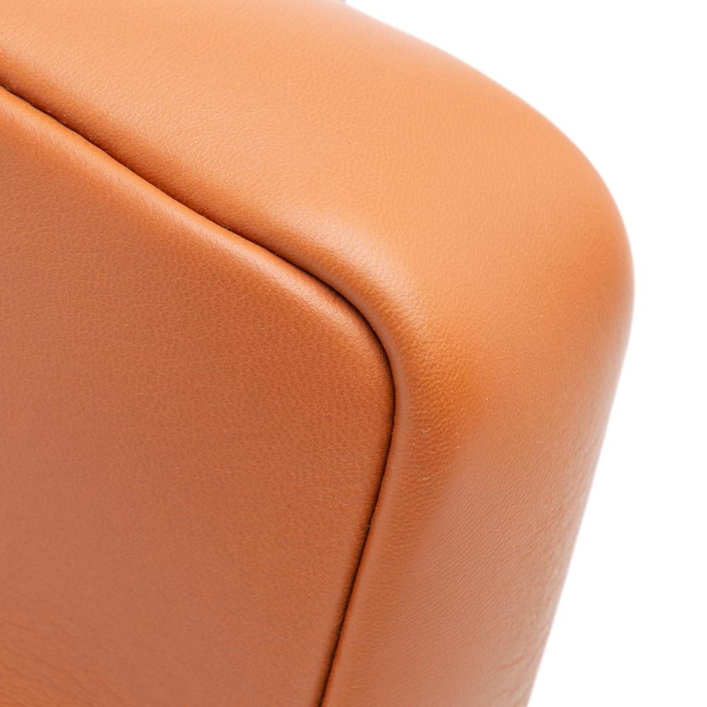 Fendi AB Fendi Brown Nappa Leather Leather Mini Bicolor Nappa Apolo Chain Baguette Shoulder Bag Italy