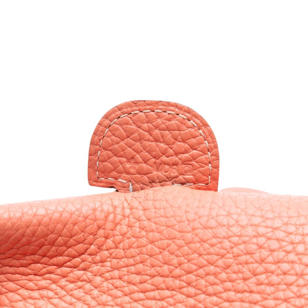 Hermès B Hermès Pink Salmon Calf Leather Clemence Evelyne III 29 France