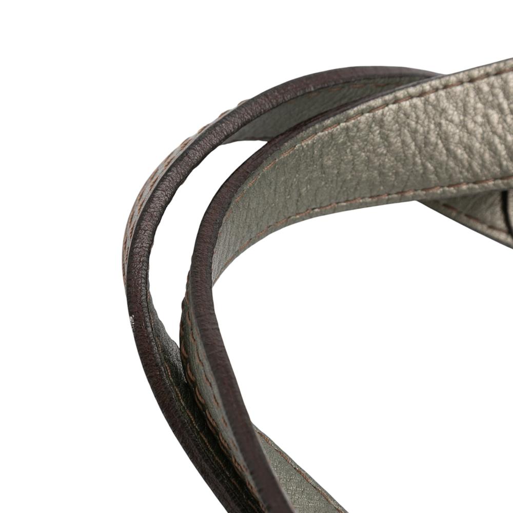 Loewe B LOEWE Green Calf Leather Metallic Fiesta Satchel China