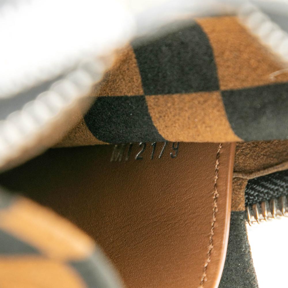 Louis Vuitton B Louis Vuitton Gray Damier Canvas Fabric Damier Colors Valisette Verticale France