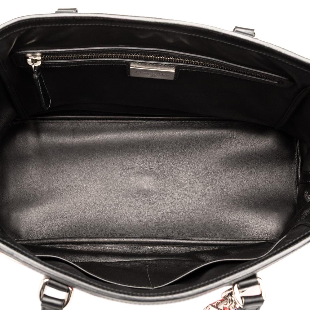 Christian Dior AB Dior Gray Canvas Fabric Anselm Reyle Medium Camouflage Tote Italy