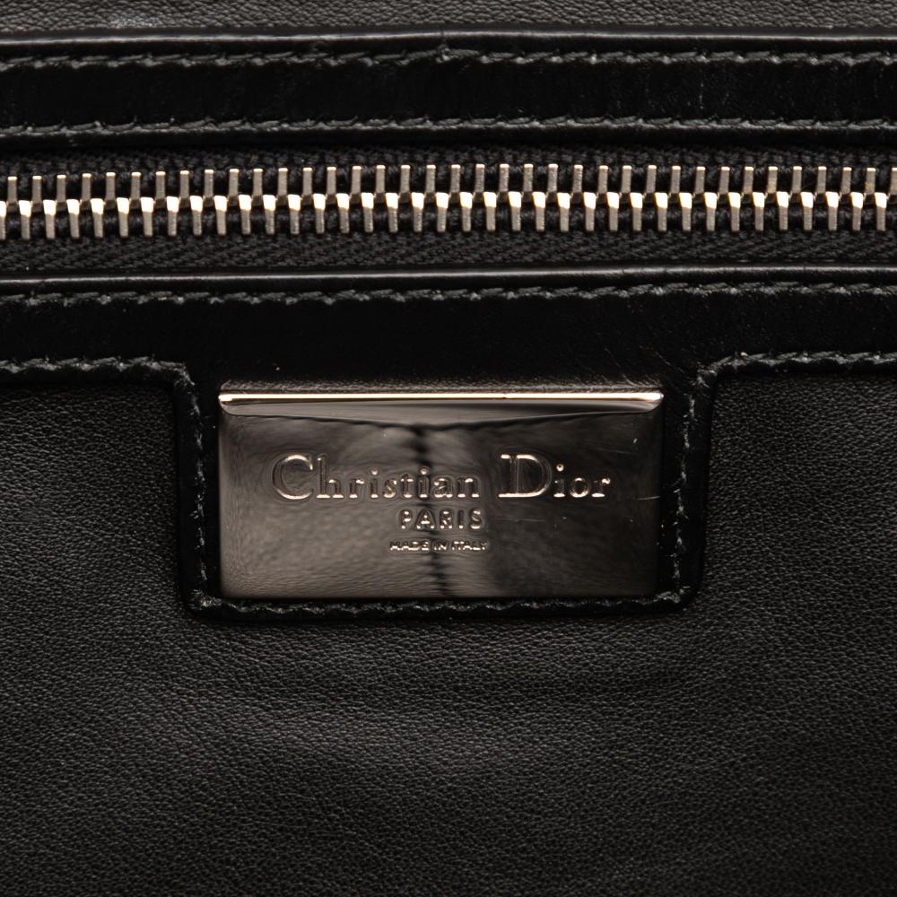 Christian Dior AB Dior Gray Canvas Fabric Anselm Reyle Medium Camouflage Tote Italy